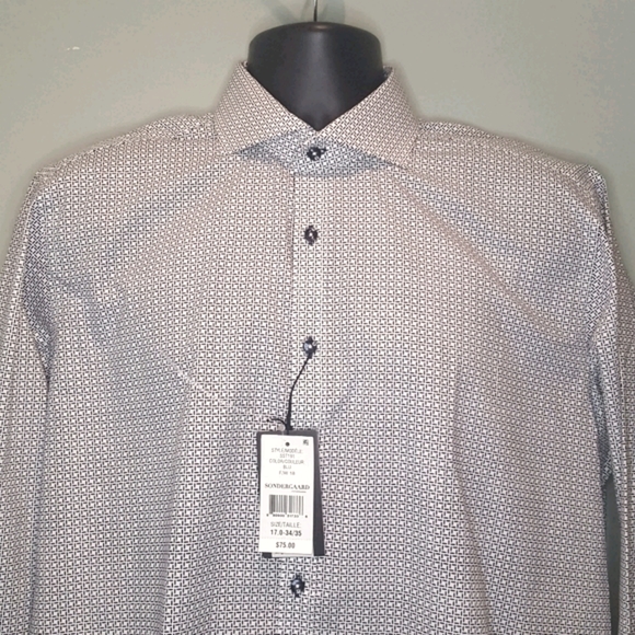 Sondergaard Men's 43-17-34 Dress Shirt READ - Picture 3 of 11